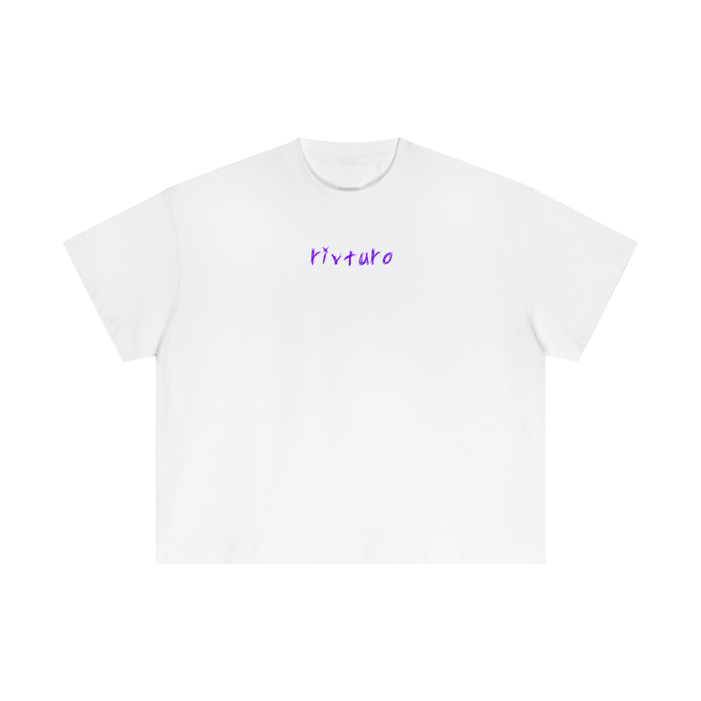 rivturo. Lower case? Essential Cotton Boxy T-Shirt