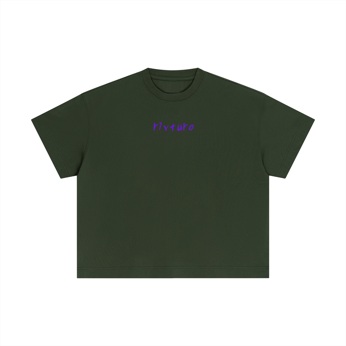 rivturo. Lower case? Essential Cotton Boxy T-Shirt