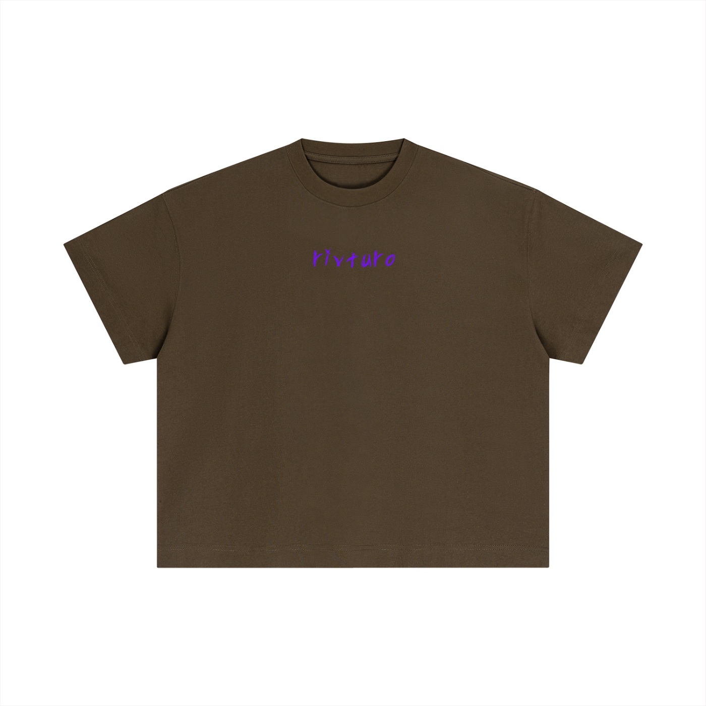 rivturo. Lower case? Essential Cotton Boxy T-Shirt